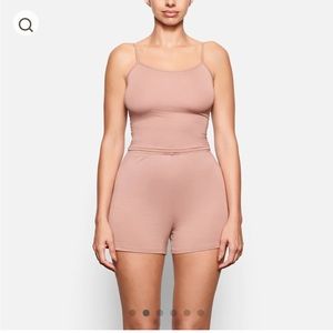 Skims Tank Top Shorts Pajama Set